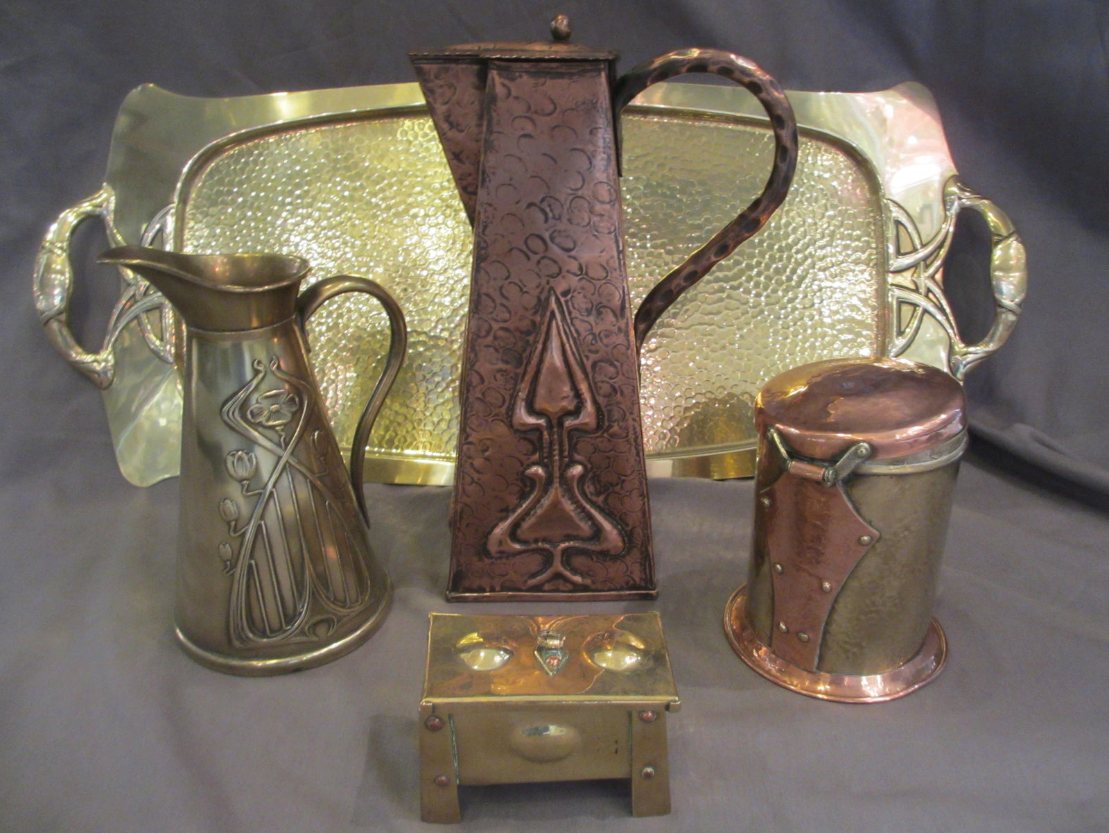 Metalwork, Arts & Crafts versus Art Nouveau