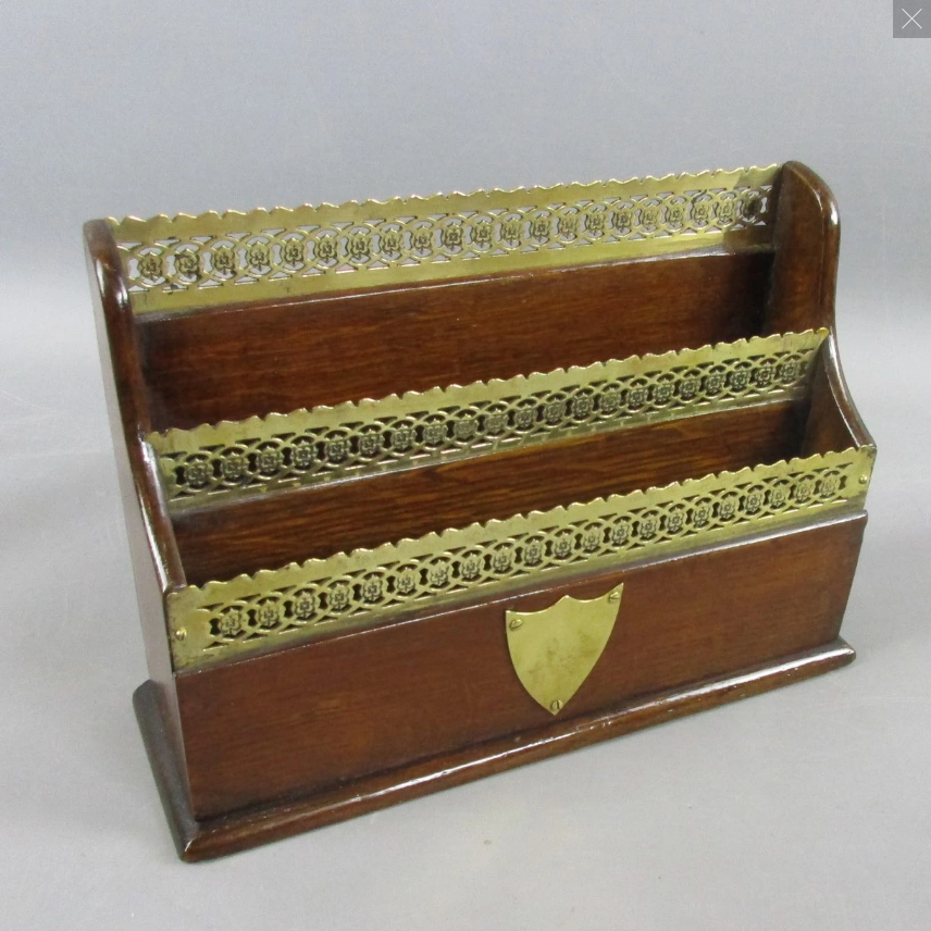 Recently a couple of items on antiques websites grabbed my attention, no reply