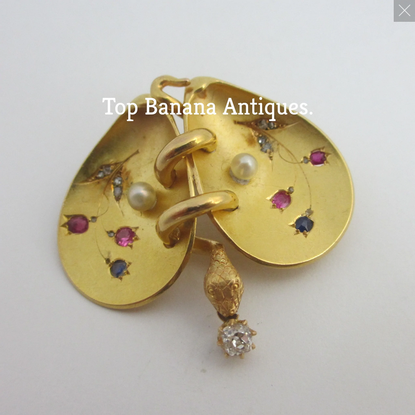 Top banana antique jewellery outlet