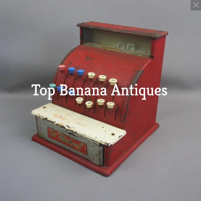 We are not Marks & Spencer but we do no quibble returns on www.topbananaantiques.com