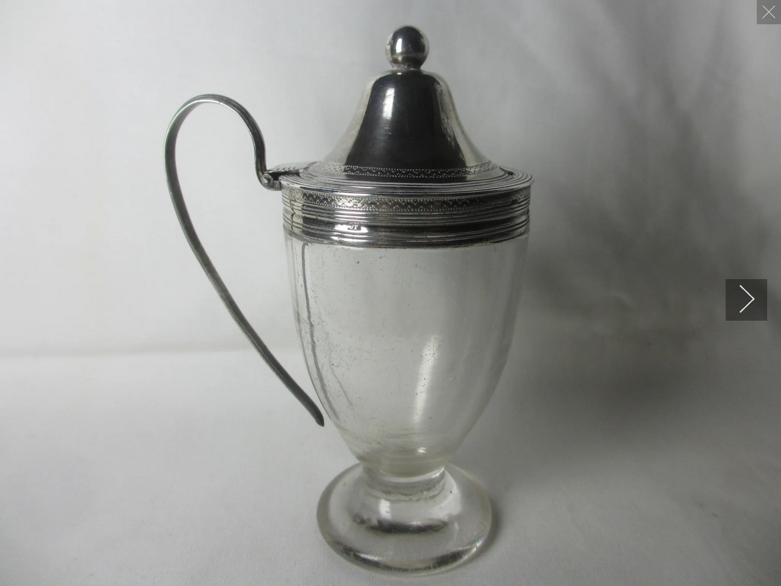 Antiques are so expensive, especially antique silver.