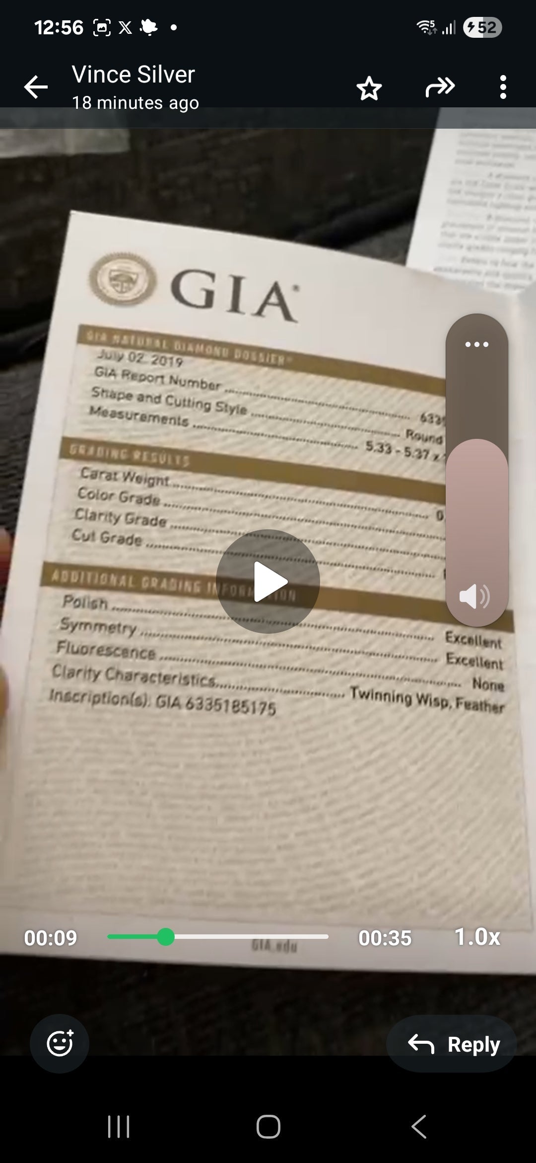 What is a G.I.A Certificate?