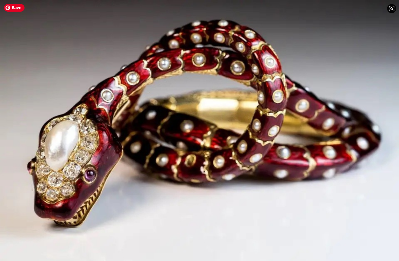 Victorian Jewellery and the Symbolism of Snakes