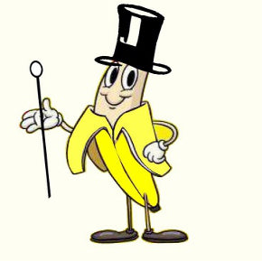 Bertie the Banana Man, a well traveled fellow.
