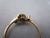 18k Yellow Gold Diamond Daisy Setting Ring Antique c1920