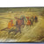 Gouache Hand Painted Table Snuff Box Sleigh Travellers In The Snow Scene Antique Russian Alexander II 19th Century Circa 1860's