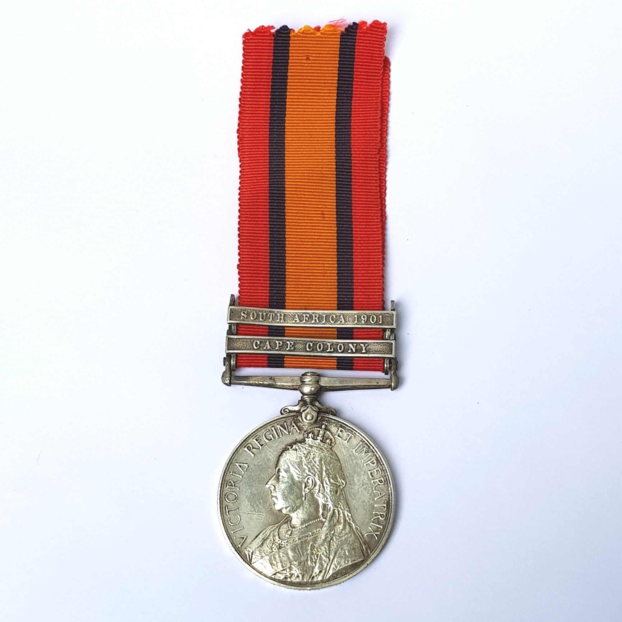 Rare Second Boer War Silver Struck Medal Named TPR W.T Smith Nesbitt's Horse Antique Victorian Circa 1901