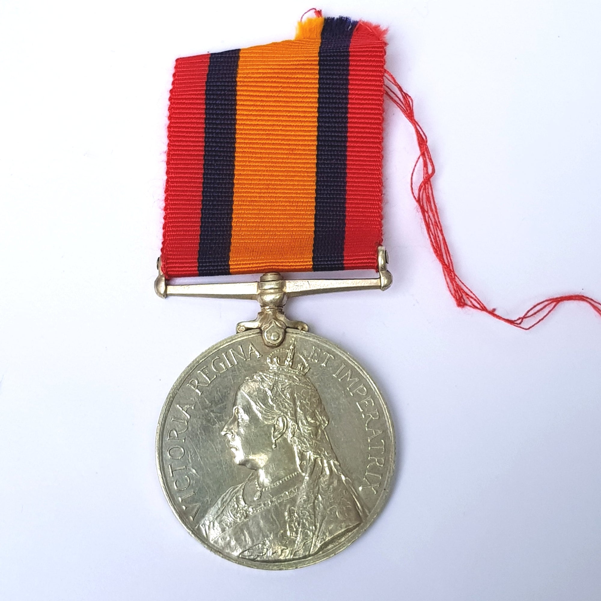 Rare Second Boer War Silver Struck Medal Named W.A Mitchell Imperial Military Railway's Antique Victorian Circa 1901