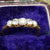 18k Gold Pearl And Diamond Eternity Ring Vintage c1980