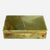Heavy Carved Green Onyx Panel Set Box Trinket Box Cigar Cigarette Box Circa 1960's