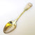 English Sterling Silver Pudding Spoon Initialled SAH Georgian Antique London Circa 1809