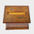 Superb Carved Olivewood Table Cigarette Dispenser Box Italy Ricrodo Sorrento Naples Circa 1910