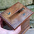 Superb Carved Olivewood Table Cigarette Dispenser Box Italy Ricrodo Sorrento Naples Circa 1910