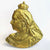 Queen Victoria Golden Jubilee Ornamental Bronze Shelf Plaque Mantle Bust Antique Circa 1887