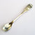 Rare Sterling Silver Large Sized Mustard Spoon With Summerland Pagan Harvest Crest Antique London Circa 1855