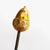 9k 9ct Yellow Gold Rare Acorn Finial Bonnet Pin Hat Pin Antique Victorian Circa 1880's