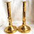 Good Pair Of Matching Bronze Candlesticks With Pushers Antique Victorian circa 1850's