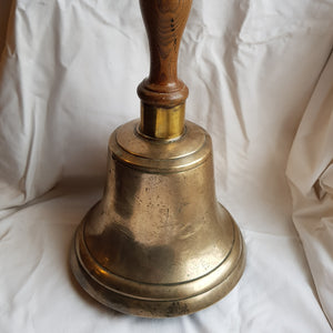 Rare Town Criers Huge Bronze Hand Bell Antique Victorian circa 1900