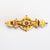 9ct Gold Ruby And Diamond Ornate Brooch Antique Chester circa 1918