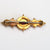 9ct Gold Ruby And Diamond Ornate Brooch Antique Chester circa 1918