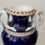 19th Century Meissen Porcelain Gilt Cobalt Blue Coiled Snake Handled Urn Vase Antique Circa 1880