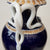 19th Century Meissen Porcelain Gilt Cobalt Blue Coiled Snake Handled Urn Vase Antique Circa 1880