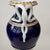 19th Century Meissen Porcelain Gilt Cobalt Blue Coiled Snake Handled Urn Vase Antique Circa 1880