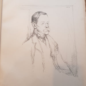 English Portraits A Series of Lithographed Drawings By Will Rothenstein Antique Circa 1898