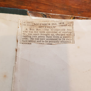 The Statistics Of Crime From 1801 to 1850 County Of Wiltshire Fisherton Gaol Antique Victorian Circa 1855