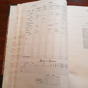 The Statistics Of Crime From 1801 to 1850 County Of Wiltshire Fisherton Gaol Antique Victorian Circa 1855