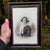 Superb Pencil Bust Portrait Drawing Of A Mature Lady In Original Frame Antique Victorian Signed c1857