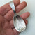 Sterling Silver Scalloped Shell Ornate Tea Caddy Spoon Antique Georgian London Circa 1791