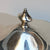 Sterling Silver Mustard Pot With Bristol Blue Glass Liner And Sterling Silver Spoon Antique Victorian London Circa 1901