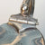 Sterling Silver Mustard Pot With Bristol Blue Glass Liner And Sterling Silver Spoon Antique Victorian London Circa 1901