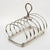 Superb Sterling Silver Six Slice Toast Rack Antique Victorian London Circa 1889