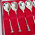 Boxed Set of 6 Sterling Silver Turned Tamper Finial Tea Spoons Antique Sheffield circa 1921