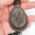 Rare Vulcanite Bacchanalian Mourning Pendant With Woven Hair Necklace Antique Victorian Circa 1870