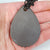 Rare Vulcanite Bacchanalian Mourning Pendant With Woven Hair Necklace Antique Victorian Circa 1870