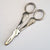 Fine Pair Of English Sterling Silver Grape Scissors James Dixon Antique Victorian Sheffield circa 1897