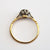 Gorgeous 18k Gold And Platinum Diamond Ring Size U.K O 1/2 Antique circa 1920