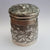 Superb Sterling Silver Cherub And Floral Repousse Drum Shaped Box Antique Edwardian circa 1904