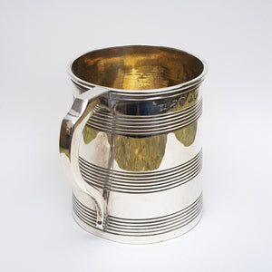 Sterling Silver Christening Mug Antique Georgian London circa 1817