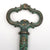 Vintage Brass And Steel Ornate Novelty Door Key Style Sheathed Bottle Corkscrew Vintage Circa 1970's