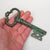 Vintage Brass And Steel Ornate Novelty Door Key Style Sheathed Bottle Corkscrew Vintage Circa 1970's