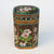 Enamelled Bronze Cloisonne Floral Patterned Panelled Lidded Box Vintage circa 1950's