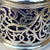 Sterling Silver Heavy Gauge Large Sized Ornate Table Mustard Pot With Spoon Antique Victorian London Circa 1842