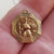 9k Gold Saint Christopher Pendant Vintage Georg Jensen Ltd London circa 1967