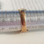 9k Gold Ring With 14k Gold 1 Taller Coin Setting Size UK M Vintage Birmingham circa 1978