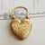 15k Gold Rare Foliate Chased Heart Shaped Picture Locket Antique Victorian circa 1870