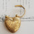 15k Gold Rare Foliate Chased Heart Shaped Picture Locket Antique Victorian circa 1870